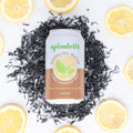 12 Fl Oz Half Tea & Half Lemon Sparkling Water Cans Pack Of 24 O336