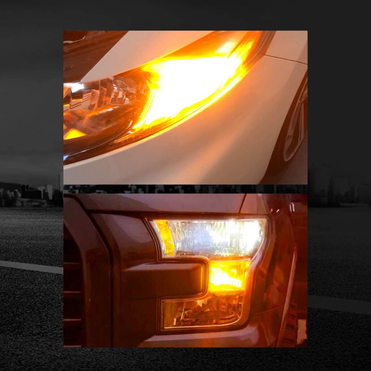 Amber LED Turn Signal Light Bulb (Pack of 2) T2849