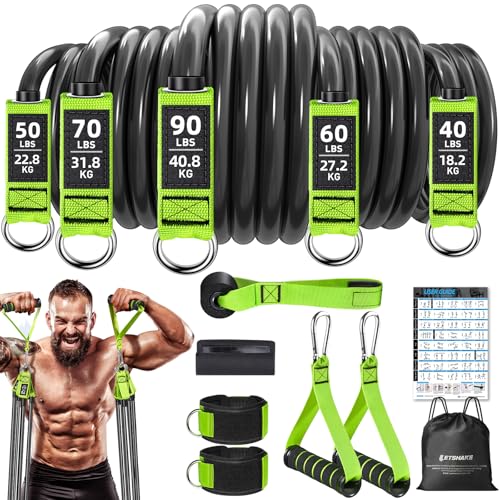 Heavy Duty Resistance Bands with Handles D5386