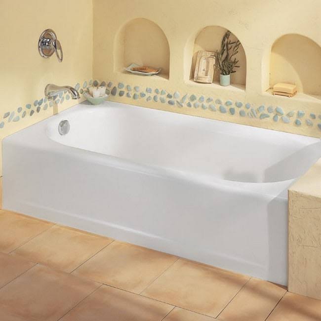 White Soaking Bathtub K877