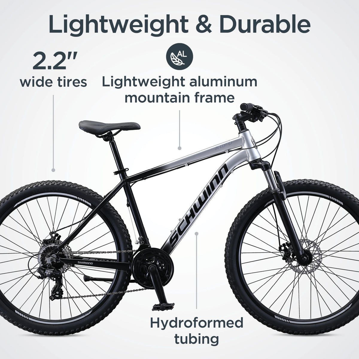 27.5 inch 21 Speed Grey Mountain Bike O685969