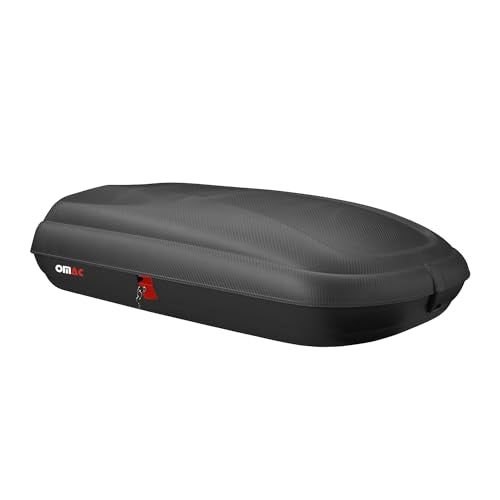 11.3 Cubic Feet Carbon Fiber Textured Car Rooftop Cargo Box W24861