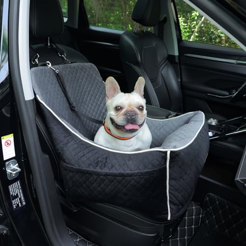 Black Memory Foam Dog Car Seat P314132