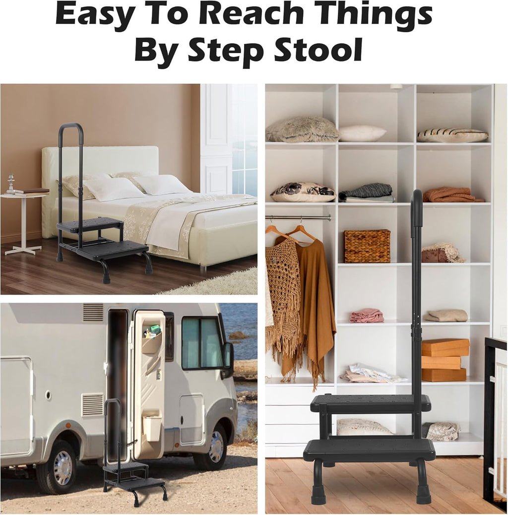 Heavy Duty 2 Step Stool with Handle N522