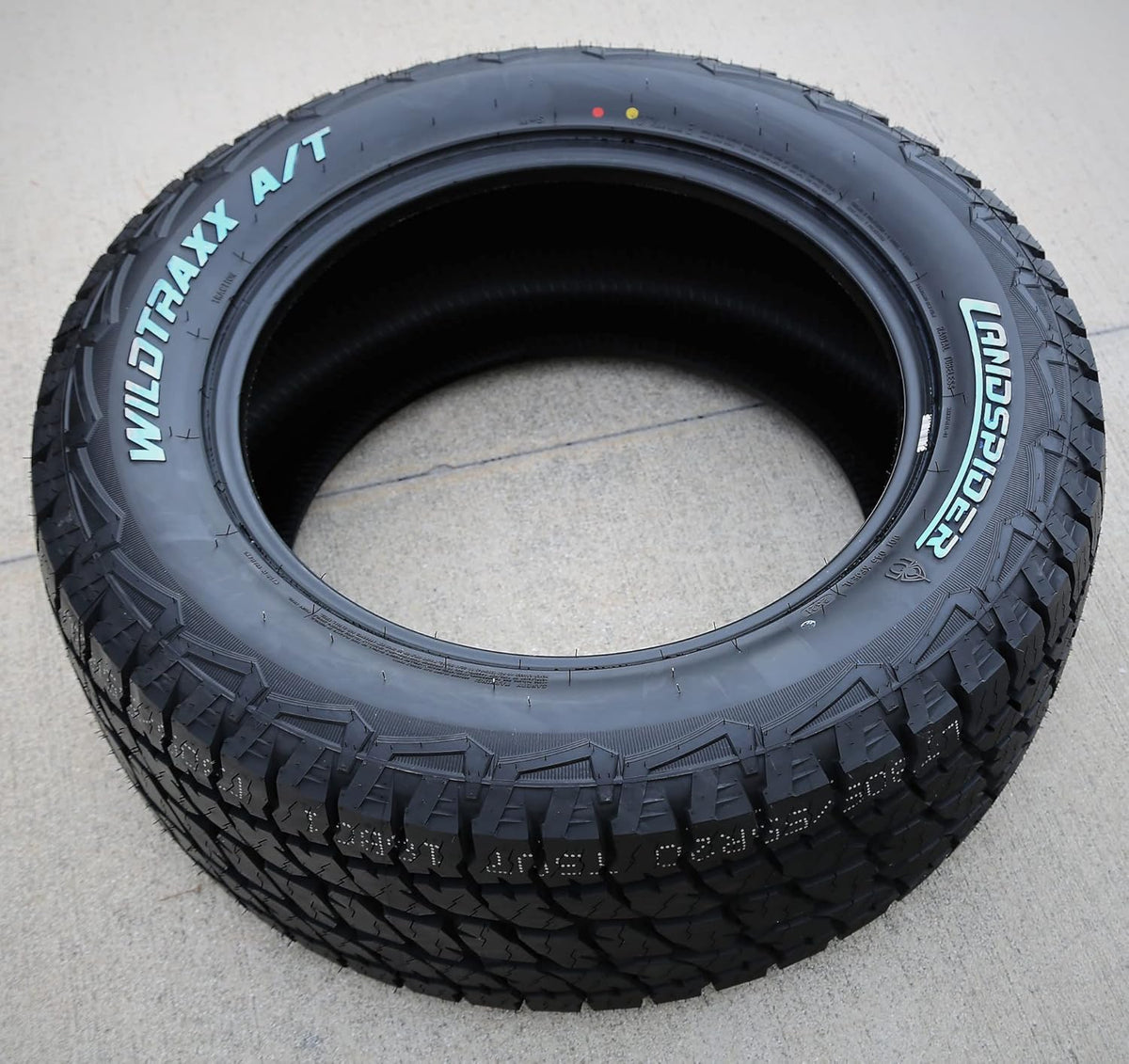 Set of 4 All-Terrain Light Truck Radial Tires LT285/65R18 Load Range E 10-Ply Raised White Letters H951