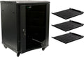 15U Wall Mount Server Data Cabinet with Glass Door Lock M71362