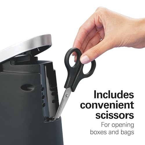 Smooth Edge Electric Automatic Can Opener, Black and Chrome F405852
