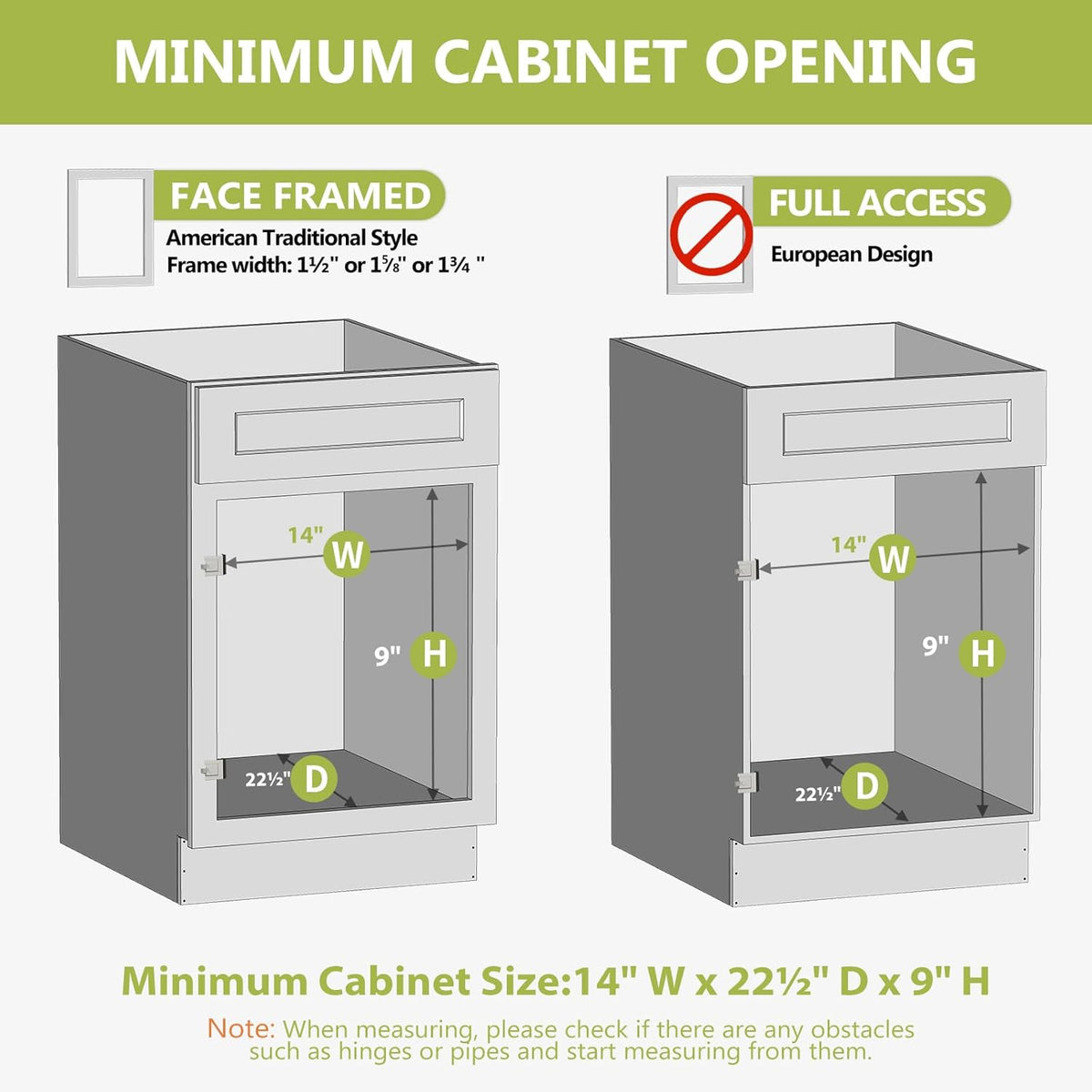 13.5''W x 21''D x 8''H Pull Out Cabinet Organizer, Birch Wood S92421
