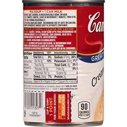 Condensed Cream of Shrimp Soup 10.5 oz. Can Pack of 12 G76104