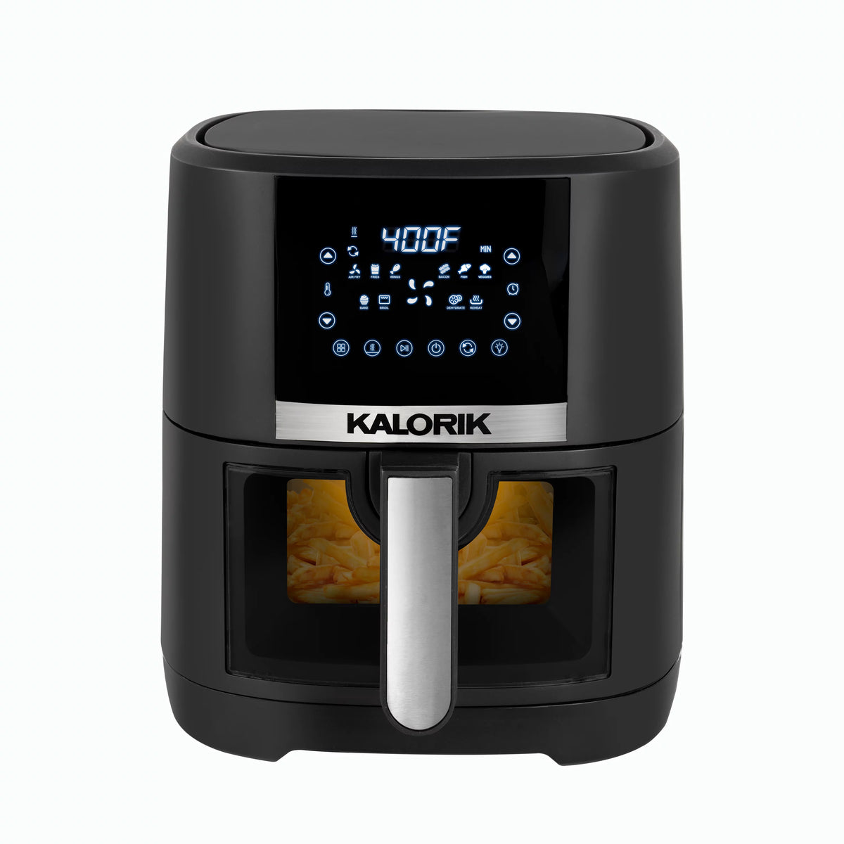 5 Quart Digital Air Fryer with Viewing Window, Black V1280