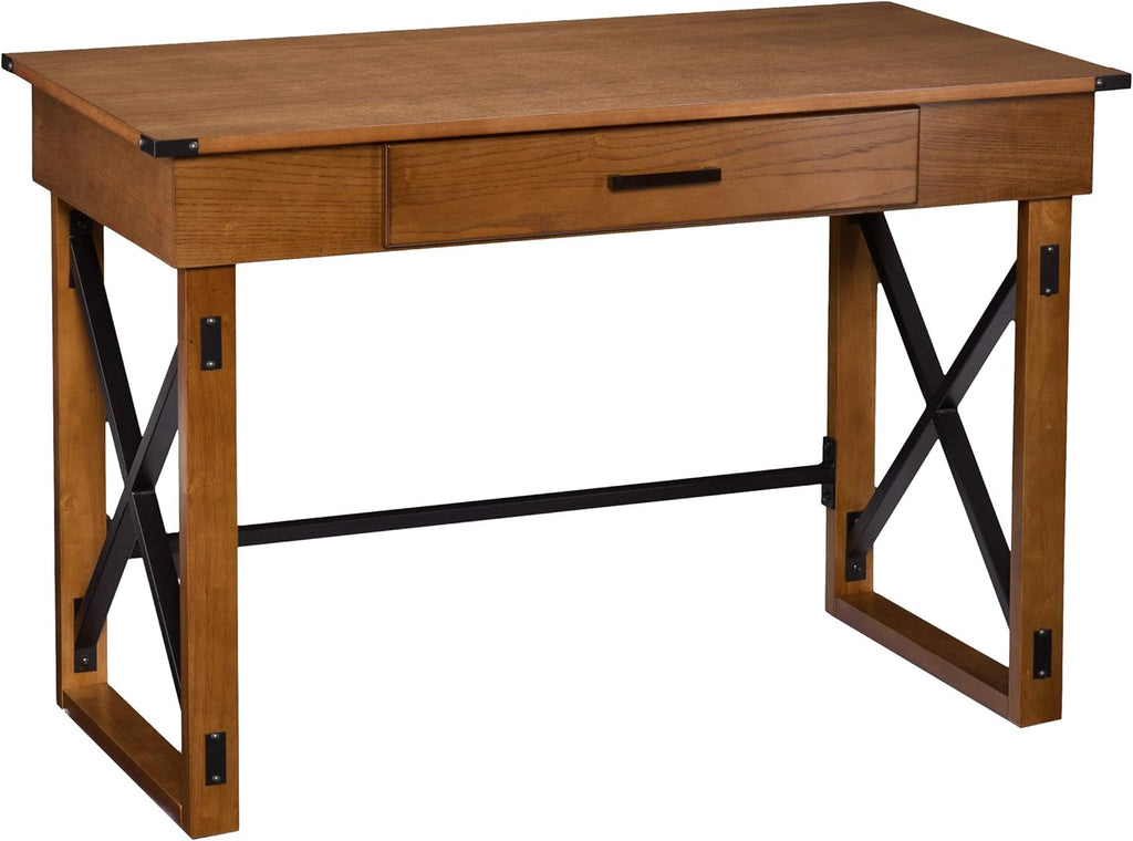 Adjustable Height Standing Desk with Hidden Storage O973826