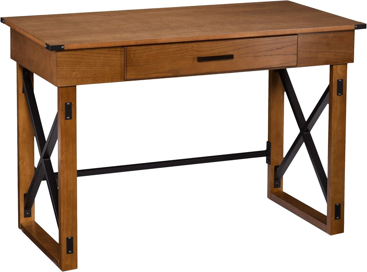 Adjustable Height Standing Desk with Hidden Storage O973826