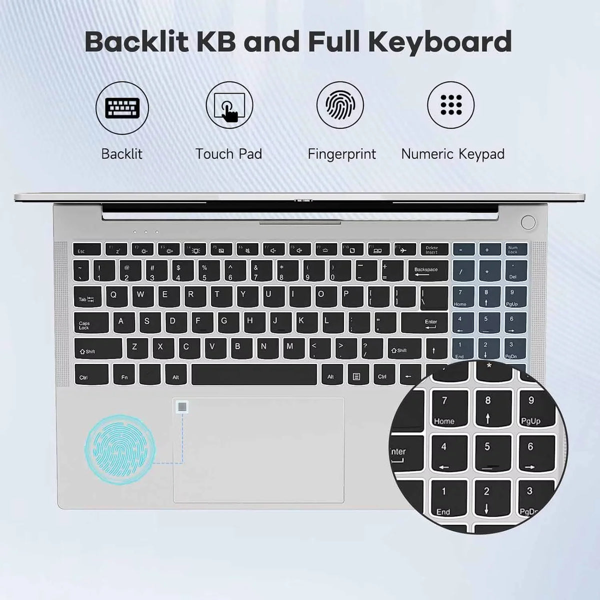 15.6" IPS FHD Gaming Laptop, AMD Ryzen 5 6600H 6-Cores 660M GPU 16GB DDR5 RAM 1TB SSD Computer with Fingerprint Backlit Keyboard Win 11 N19824