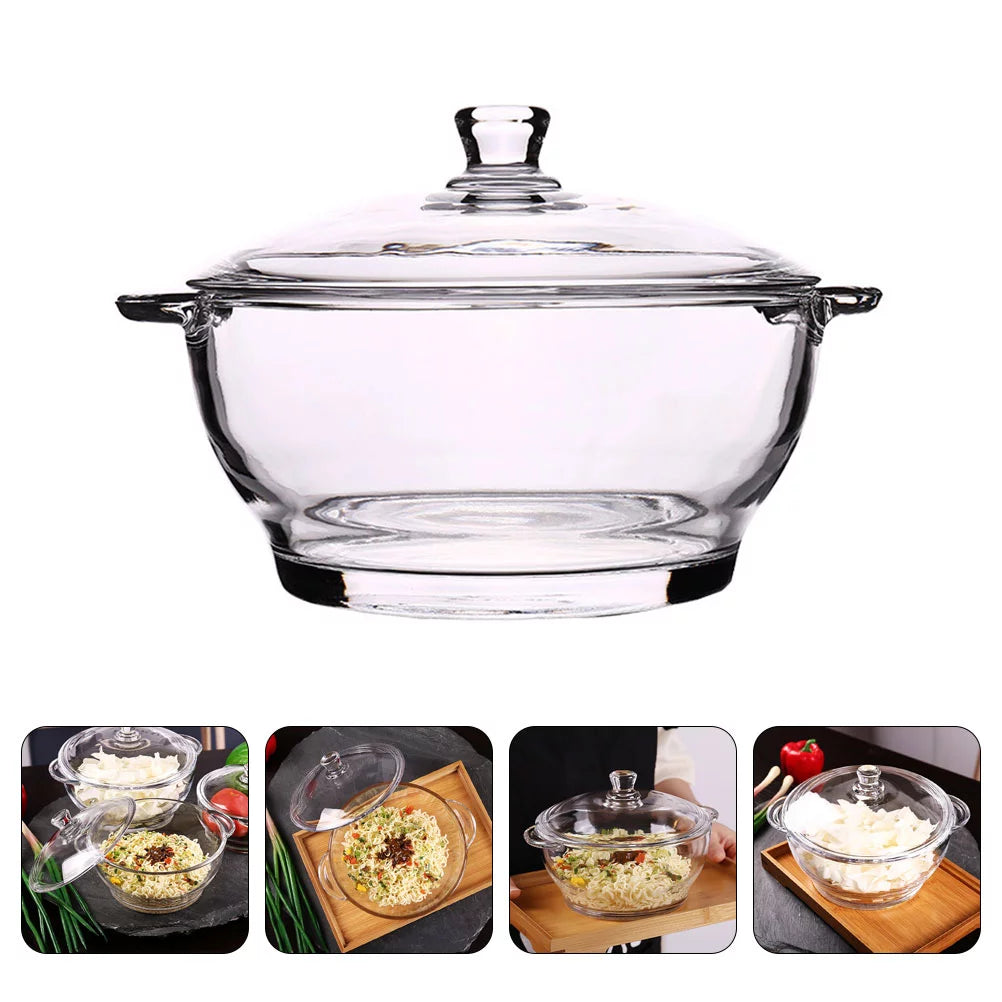 Tempered Glass Salad Bowl G773