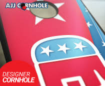 Solid Wood Cornhole Board and Bags D422118