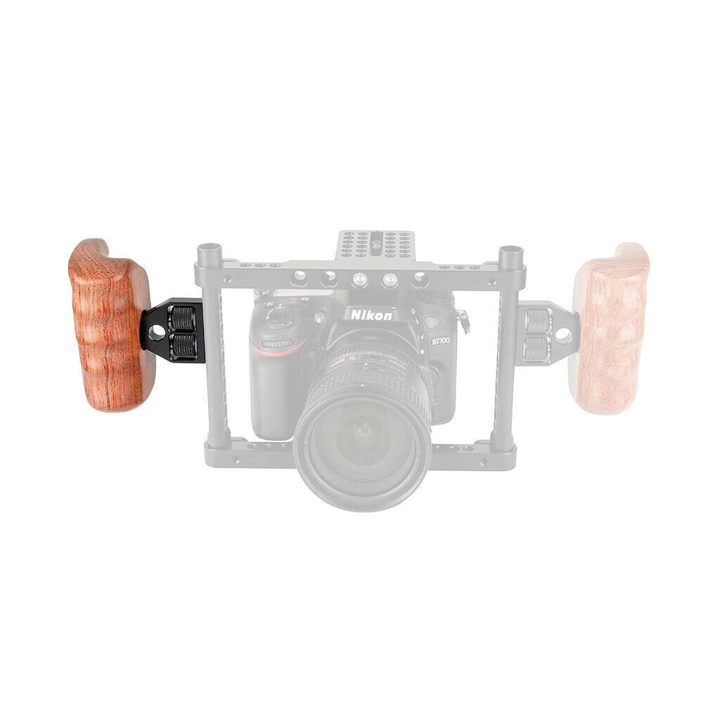 Wooden Handgrip for DSLR Camera Cage F907762