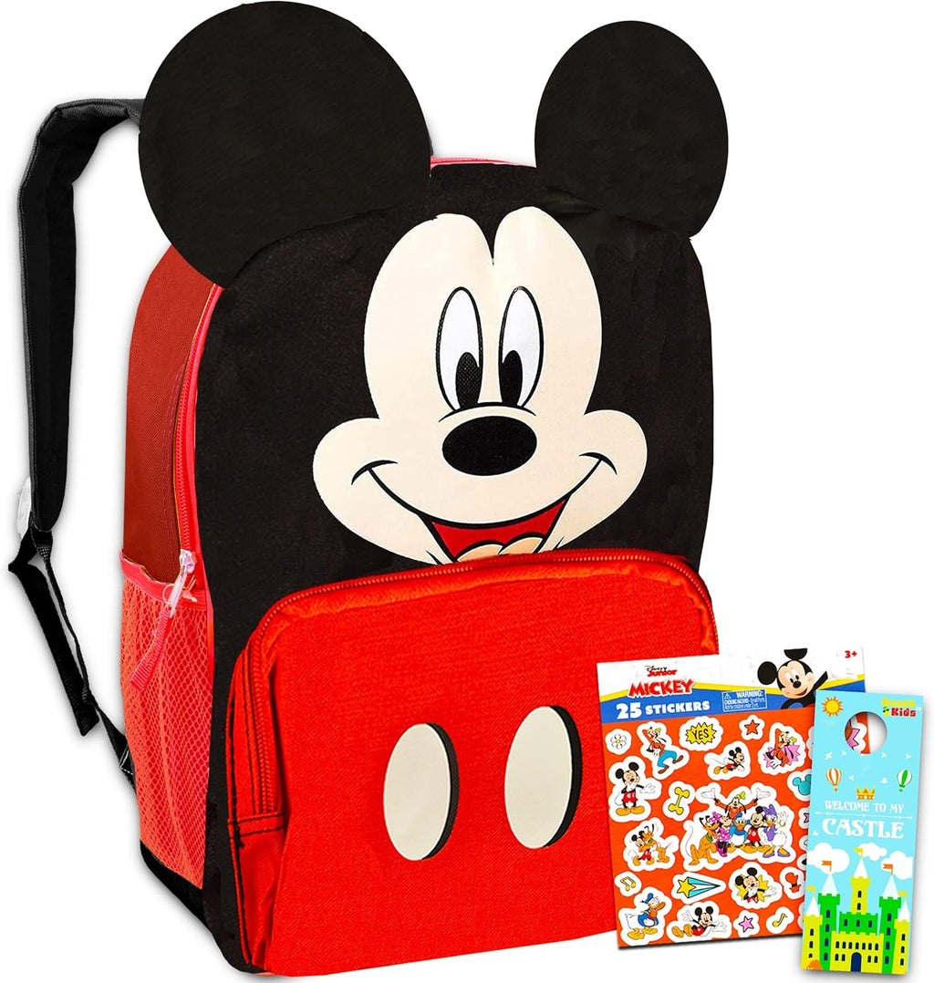 12" Mickey Mini Backpack with 3D Mickey Ears T559805