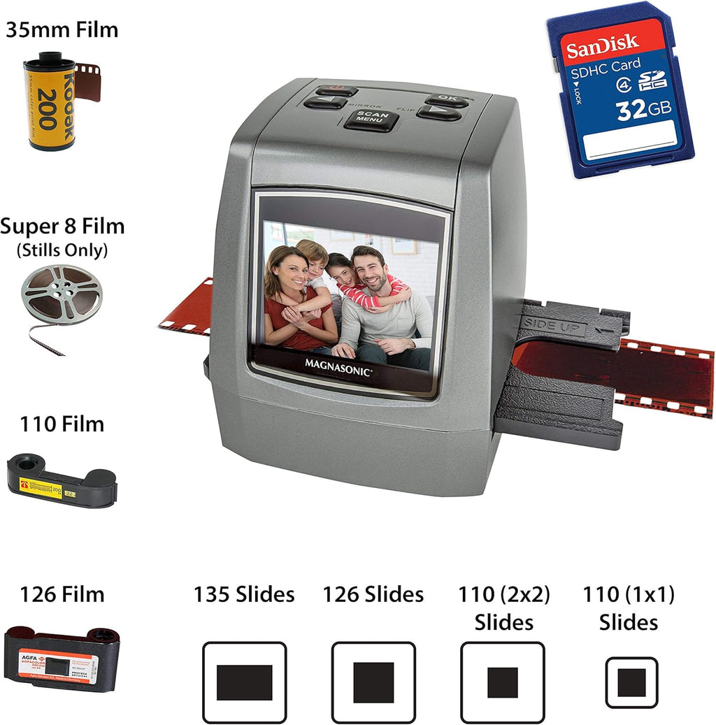 22MP Film Scanner with 2.4 Screen and 128MB Memory X8959