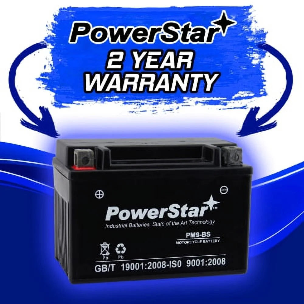 Motorcycle Battery Compatible with Kawasaki ZX636 Ninja ZX-6R ABS KRT Edition 2016 to 2019 F10617