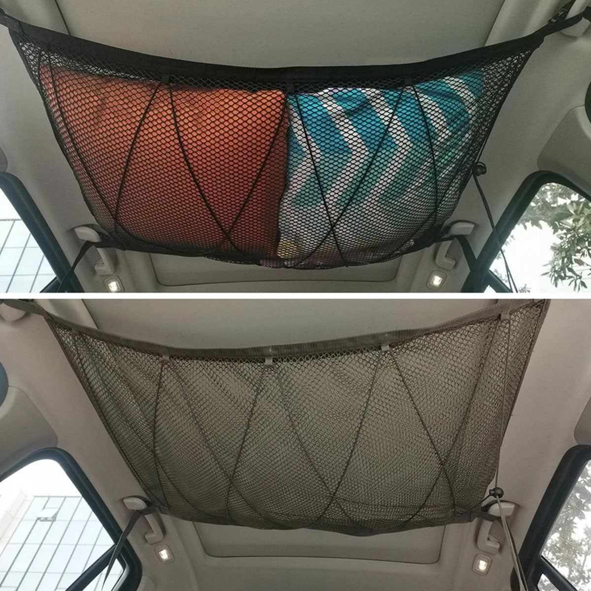 Car Ceiling Storage Net with Drawstring L7299