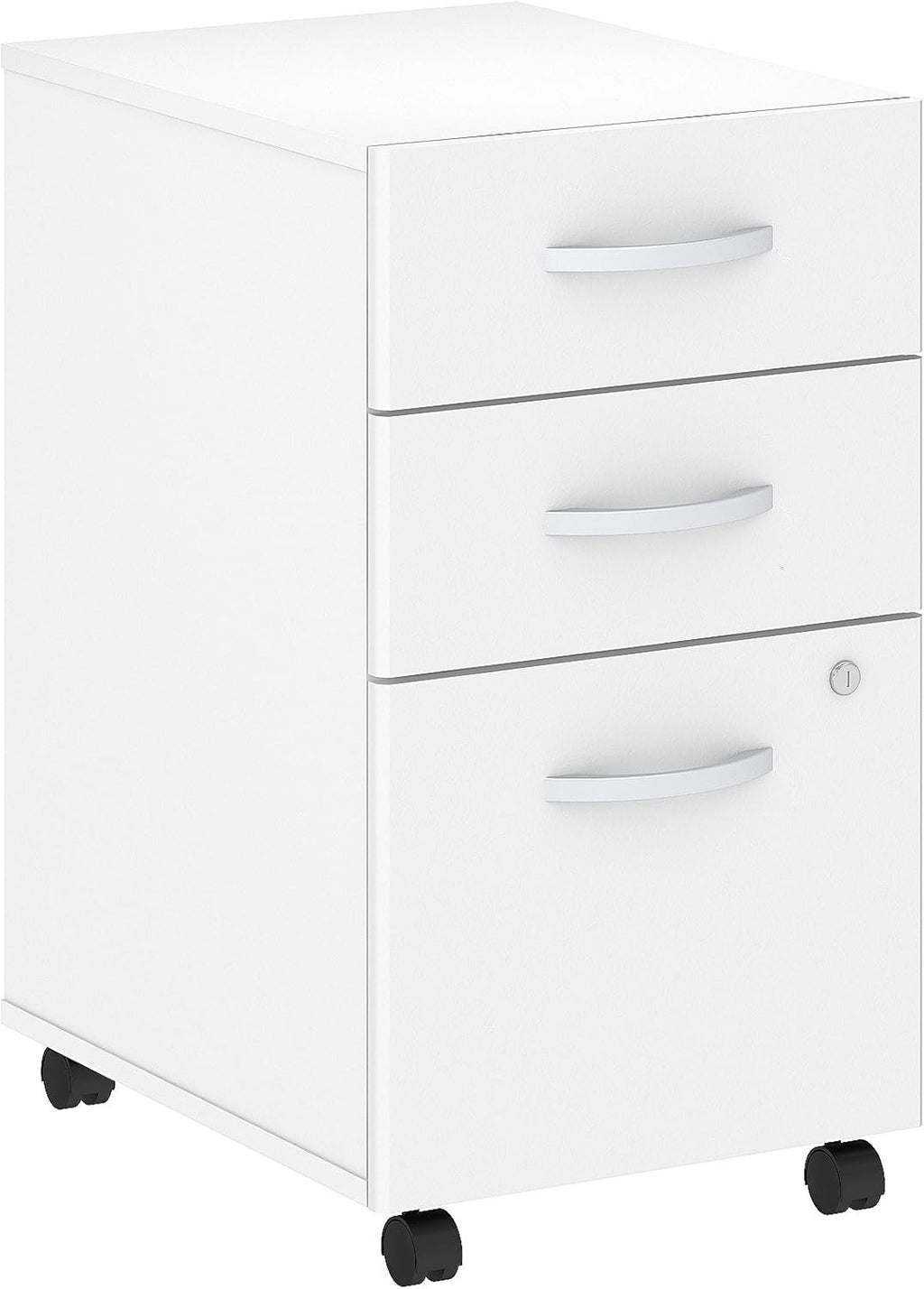 3 Drawer Mobile File Cabinet, Storm Gray T6014