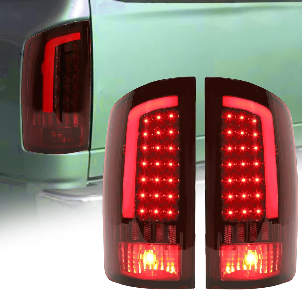 Smoked Lens Black Housing LED Taillight Pair R42313