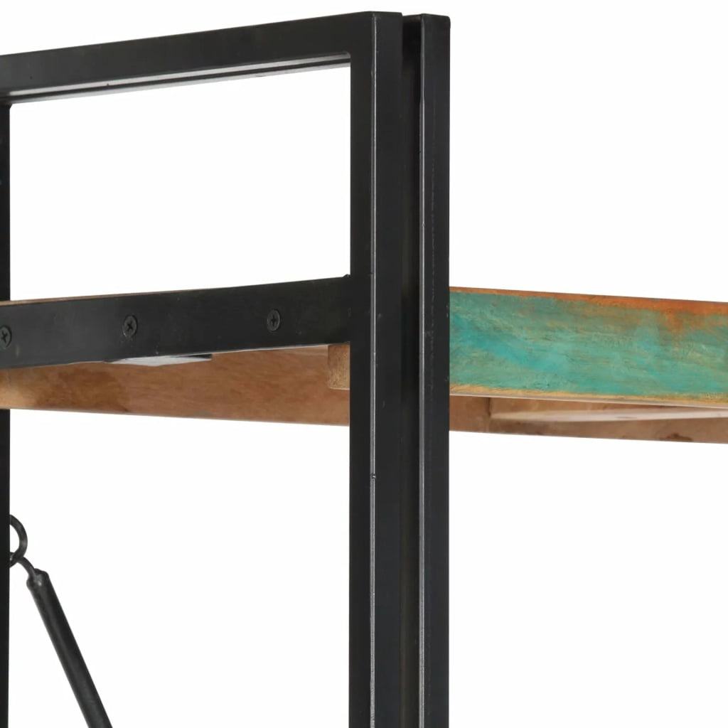 5-Tier Solid Reclaimed Wood Bookcase D416
