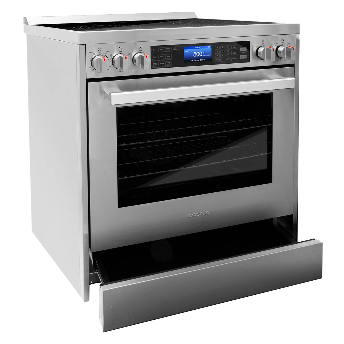 2 Piece Kitchen Appliance Package with Electric Range and Range Hood H449595