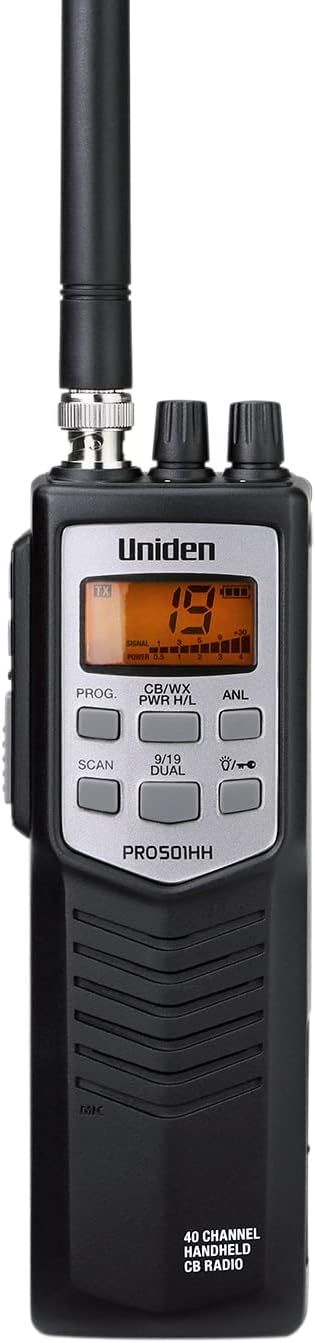 40 Channel Handheld CB Radio with Belt Clip And Strap L7597