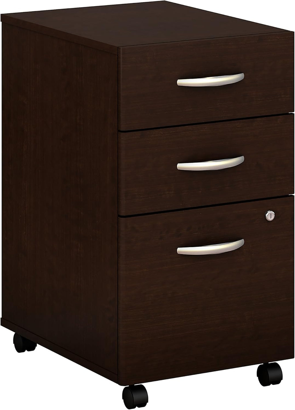 3 Drawer Mobile File Cabinet, Storm Gray T6014