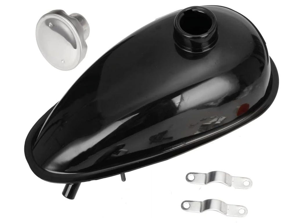 2L Metal Fuel Gas Tank with Cap for Motorized Bicycle Engine Q1772