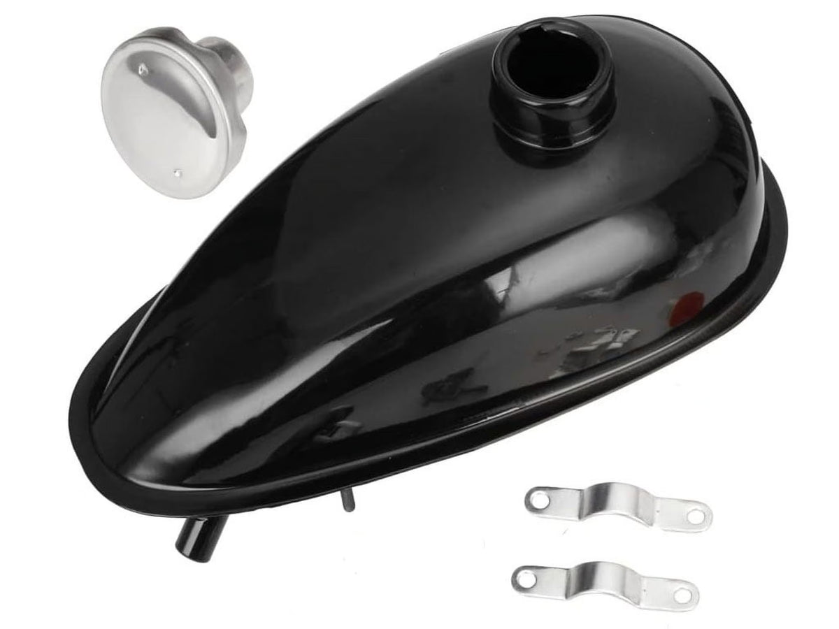 2L Metal Fuel Gas Tank with Cap for Motorized Bicycle Engine Q1772