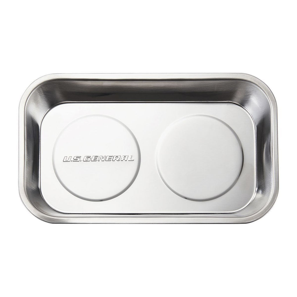 9-1/2 in. x 5-1/2 in. Magnetic Stainless Steel Parts Tray X874
