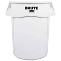 44 Gallon White Trash Can B3058