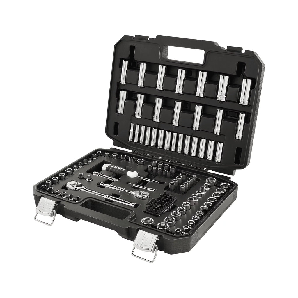 140-Piece 1/4 and 3/8-inch Drive Mechanics Tool Set L720476