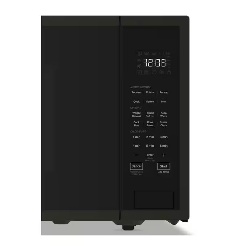 Black Stainless Countertop Microwave R855