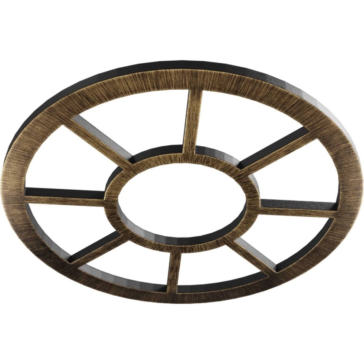 36x22OD x 13 1/8x22ID x 1x22P PVC Pierced Ceiling Medallion F392