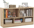 2-Tier 5 Cube Wooden Bookcase U804