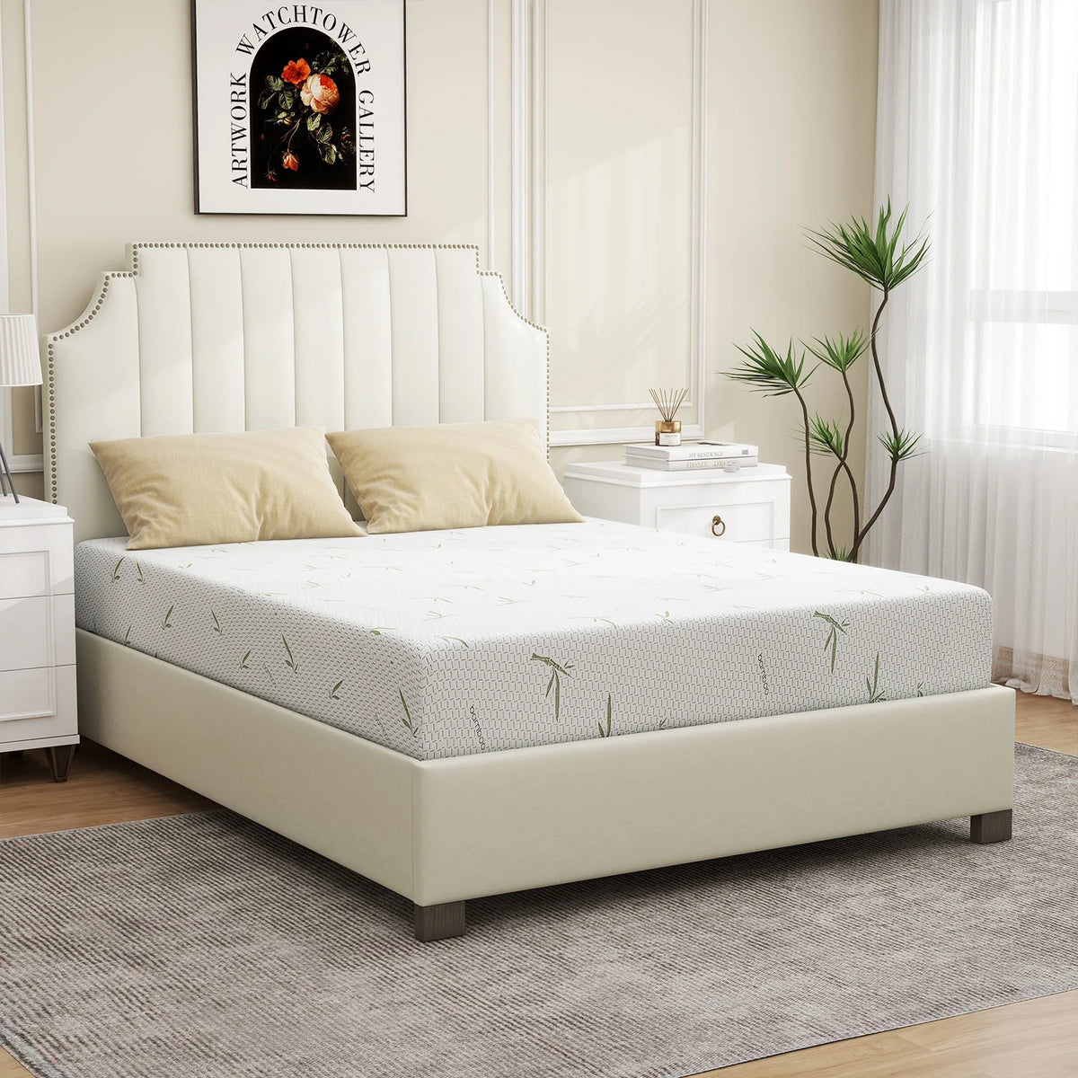 6 inch Gel Memory Foam Twin Mattress V529