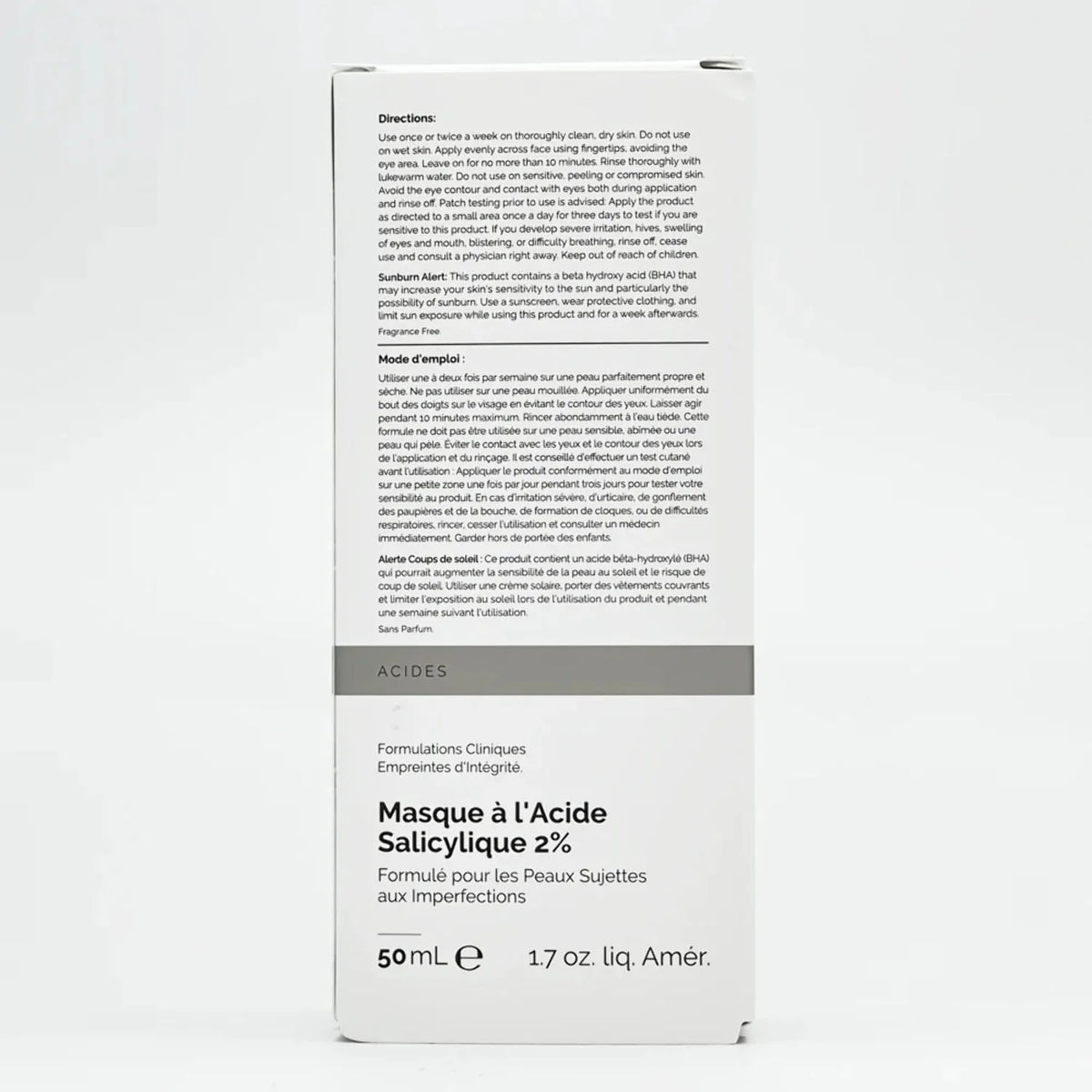 Salicylic Acid 2% Masque D147