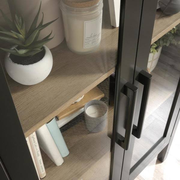Slate Gray Display Cabinet K7555