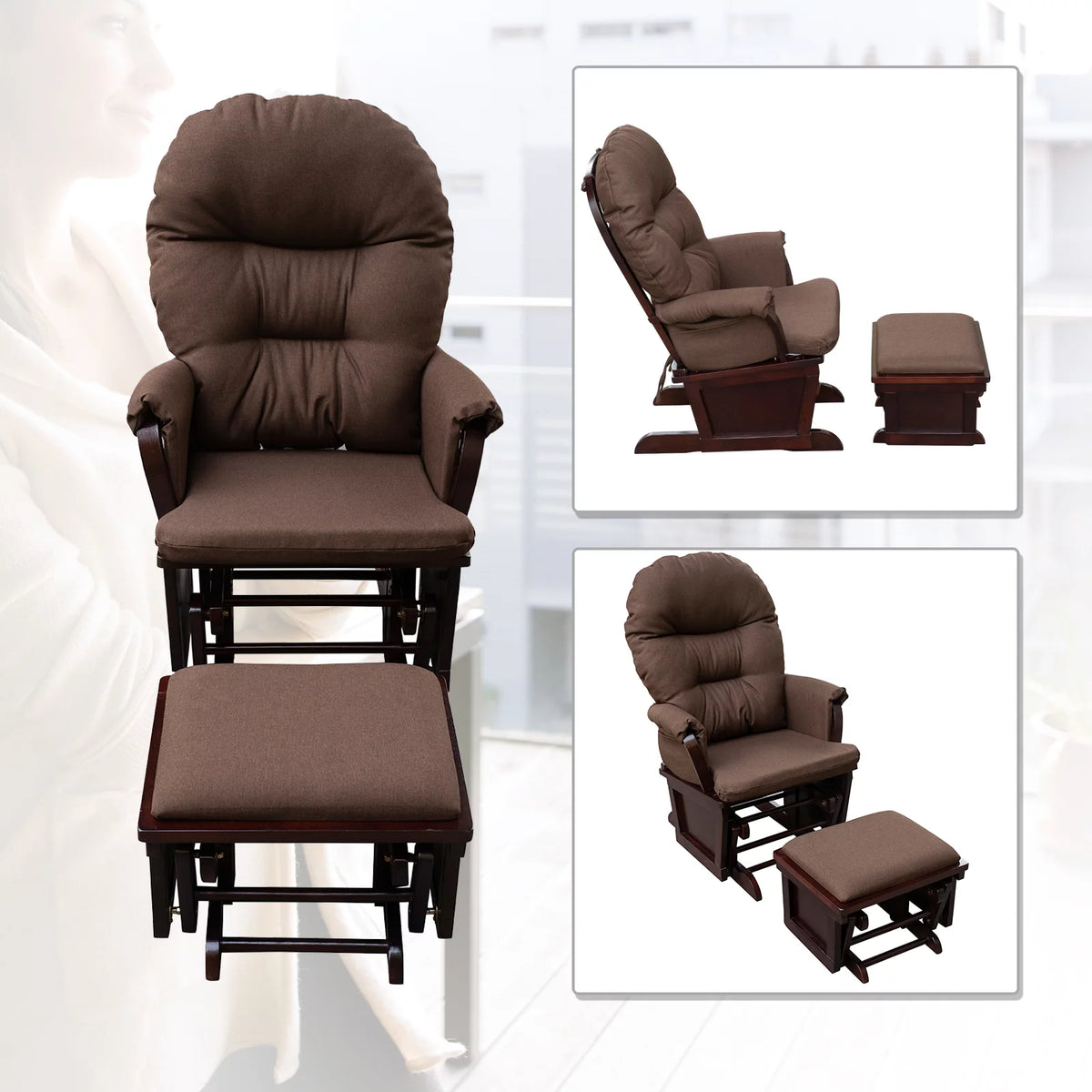 Rocking Chair with Ottoman N145704