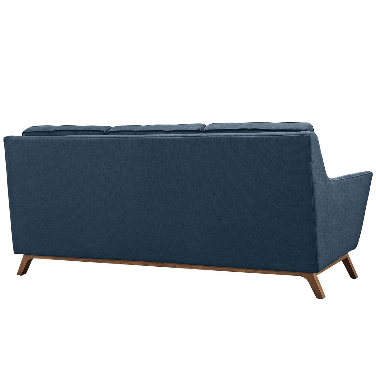 Navy Blue Fabric Sofa Set E4614