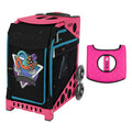Black/Pink Seat Cover Sport Bag R1313