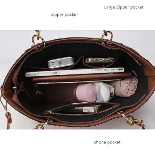 Tote Bag Set with Wallet Vegan Leather C1710