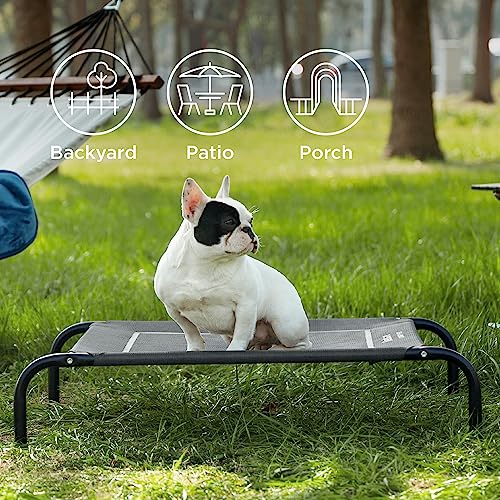 Large Elevated Dog Bed with Breathable Mesh Q529339