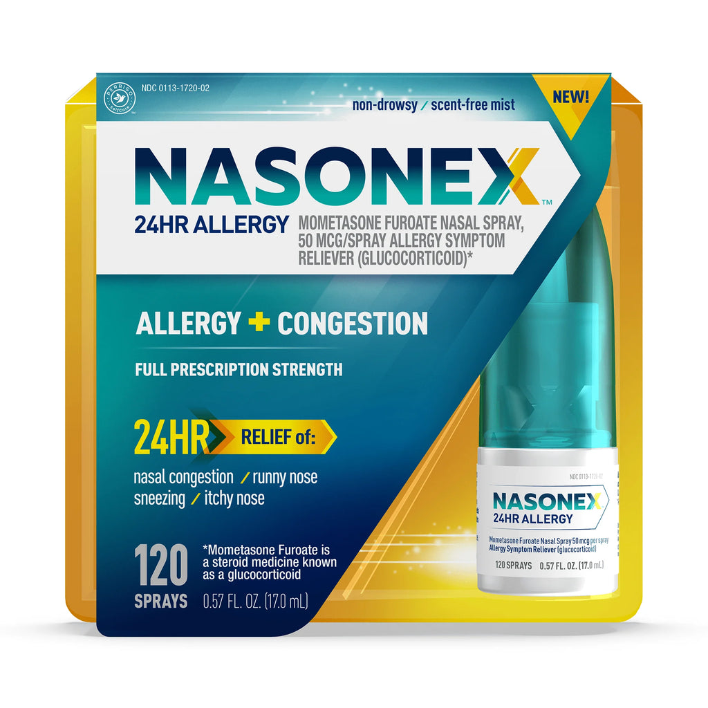 Allergy Nasal Spray, Non-Drowsy, Scent-Free, 120 spray X6297