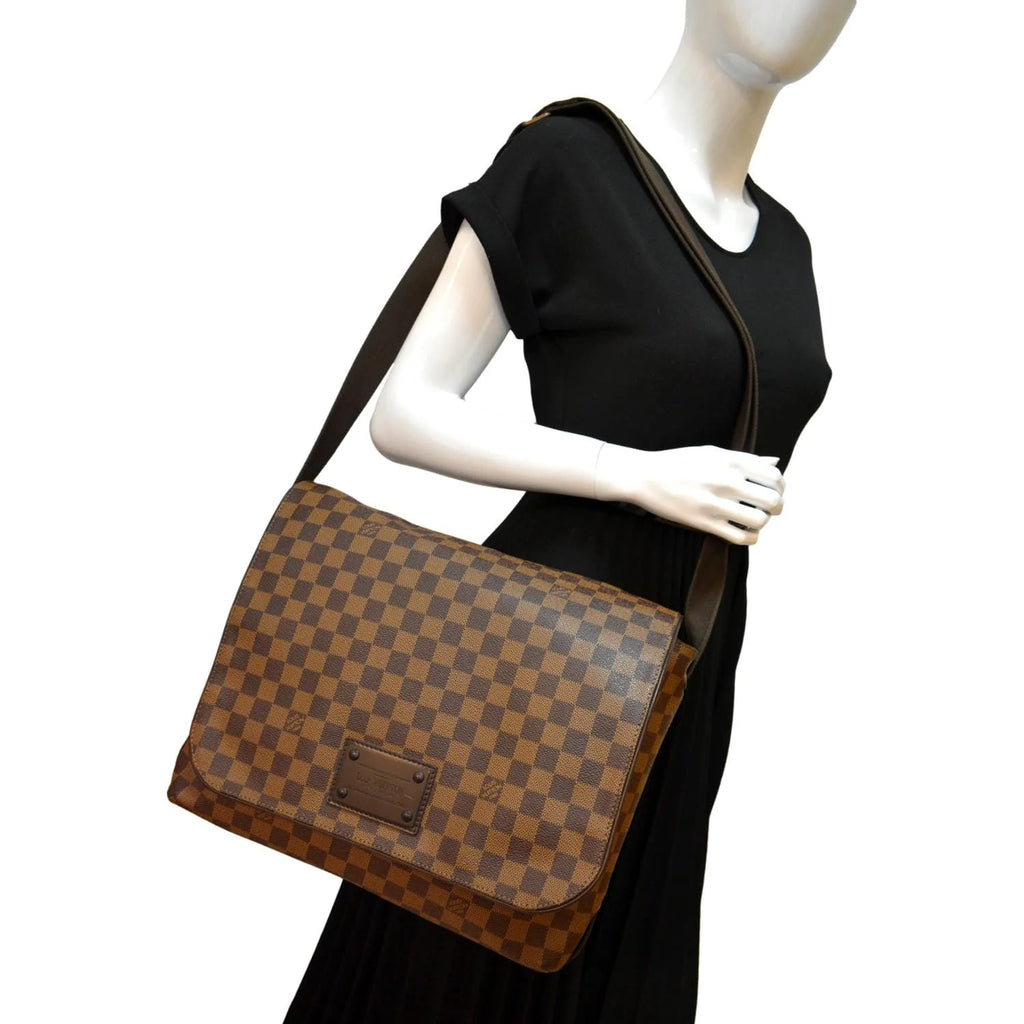 Pre-owned Brown Damier Ebene Shoulder Bag C3275