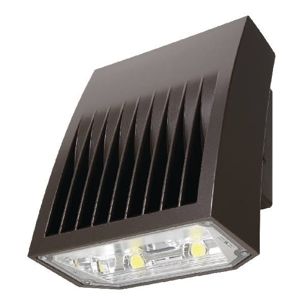 81W LED Wallpack, 5000K, Carbon Bronze V934