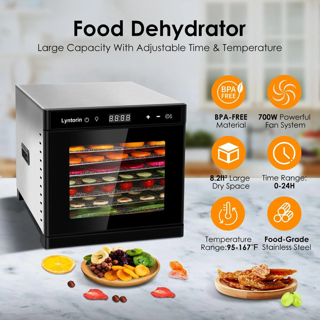 700W 8 Trays Food Dehydrator Machine J4205